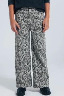 culotte com estampa animal para meninas