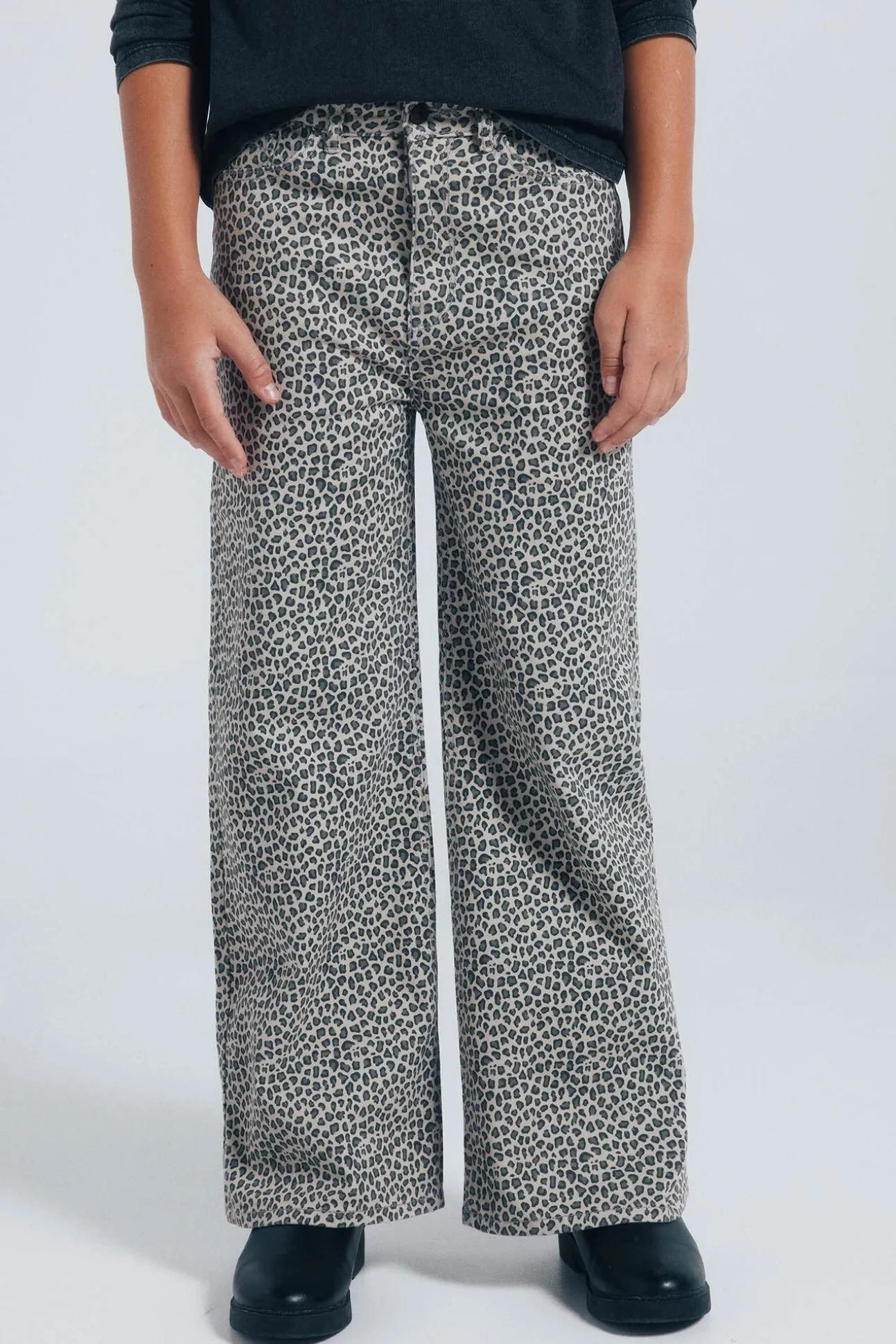 culotte com estampa animal para meninas
