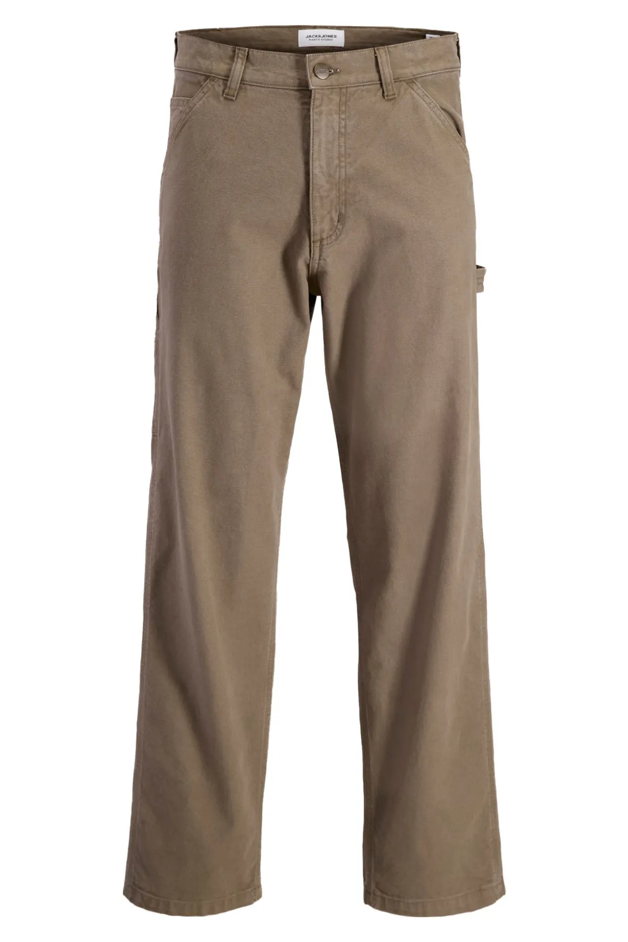 Denim cargo calça