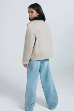denim jeans culotte para meninas