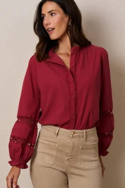Detalhes da blusa Adela