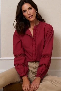 Detalhes da blusa Adela