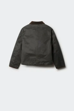 Detalhes do Parka menina