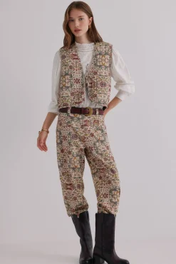 Edith. Colete estampado