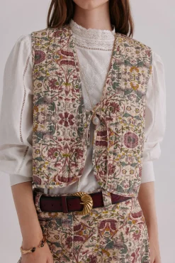 Edith. Colete estampado