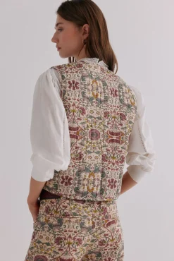 Edith. Colete estampado