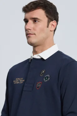 Escudos azul marinho Rugby 3