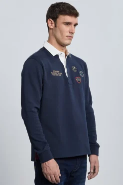 Escudos azul marinho Rugby 3