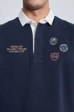 Escudos azul marinho Rugby 3