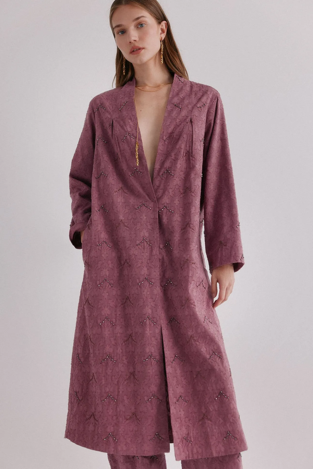 Estela. quimono jacquard