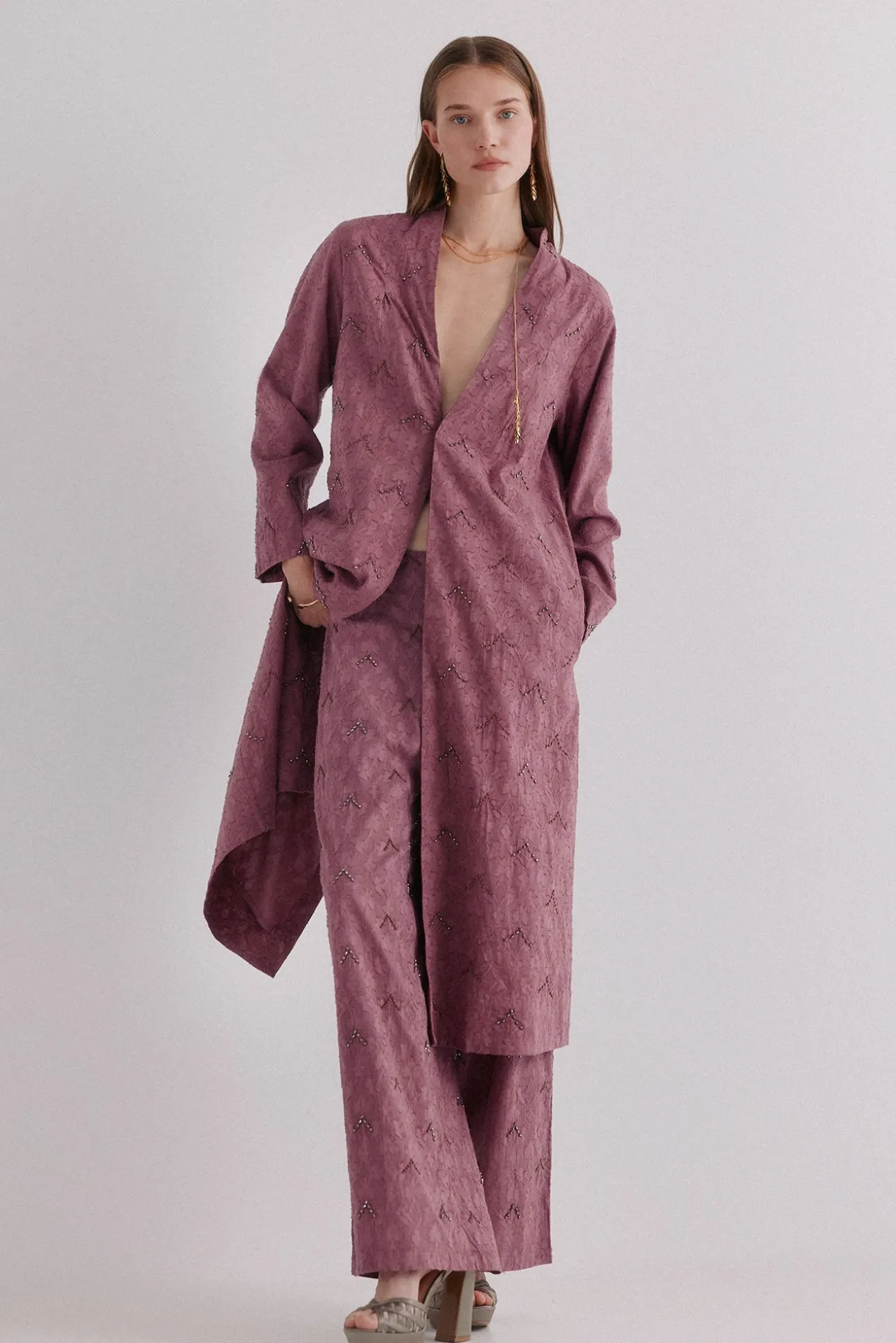 Estela. quimono jacquard