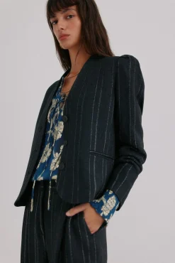 Estela. Blazer riscas
