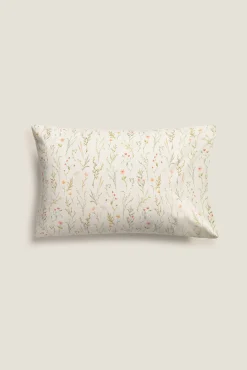 Fronha de cetim estampada