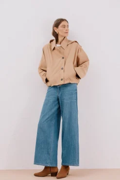 Gabardina curta