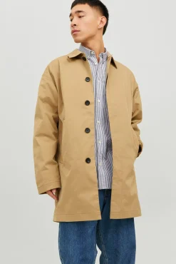 Gabardine com gola italiana