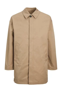 Gabardine com gola italiana