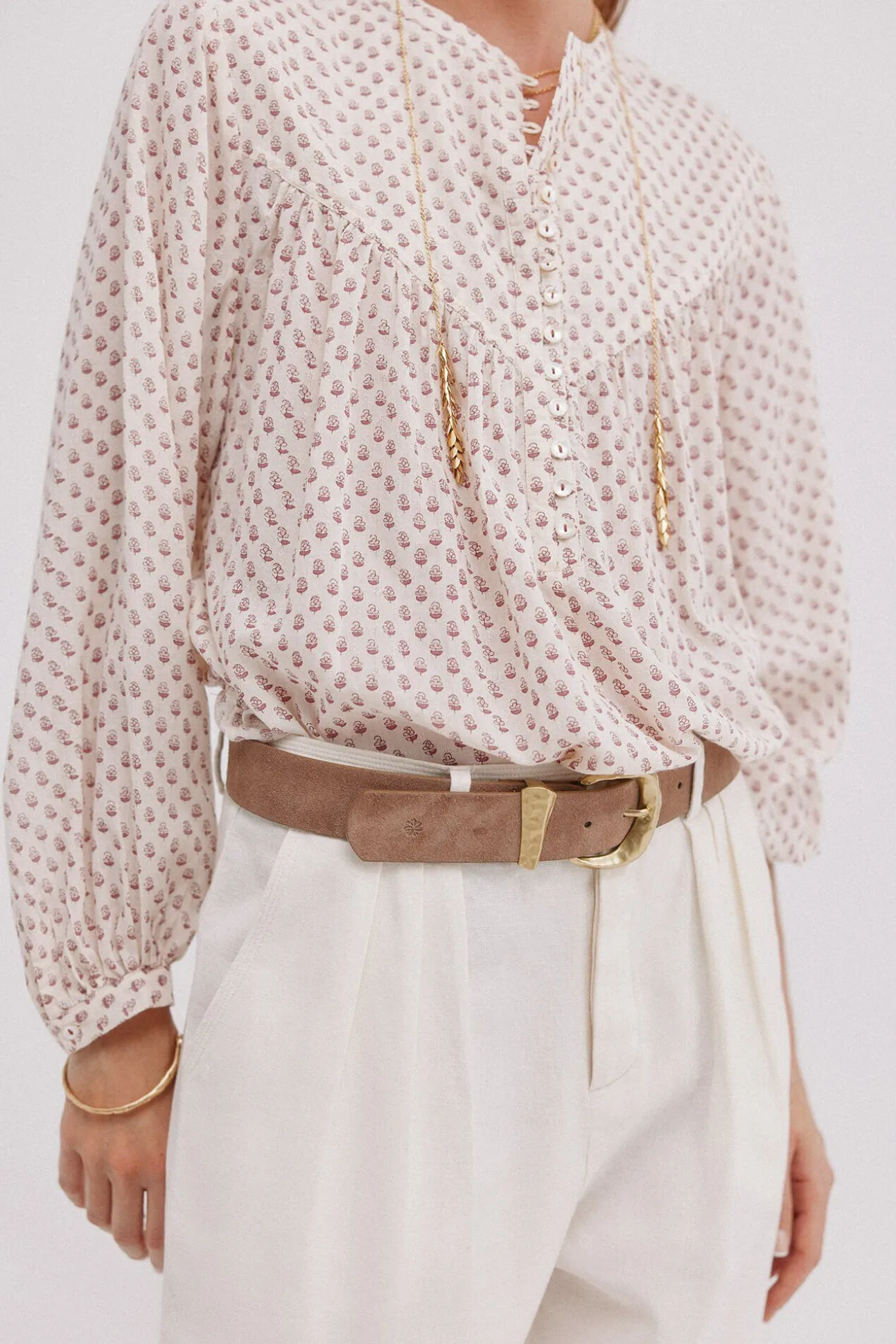 Genebra. Blusa estampada