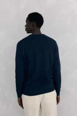 Gola de lã merino e cashmere com bico