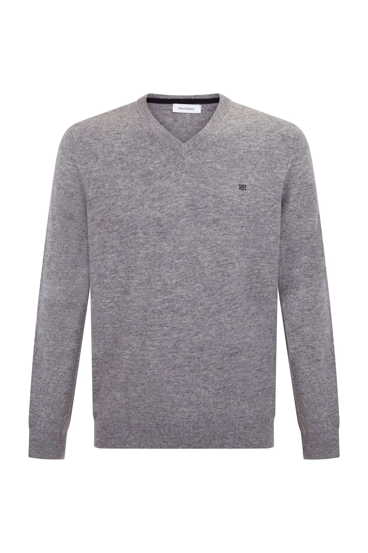 Gola de lã merino e cashmere com bico