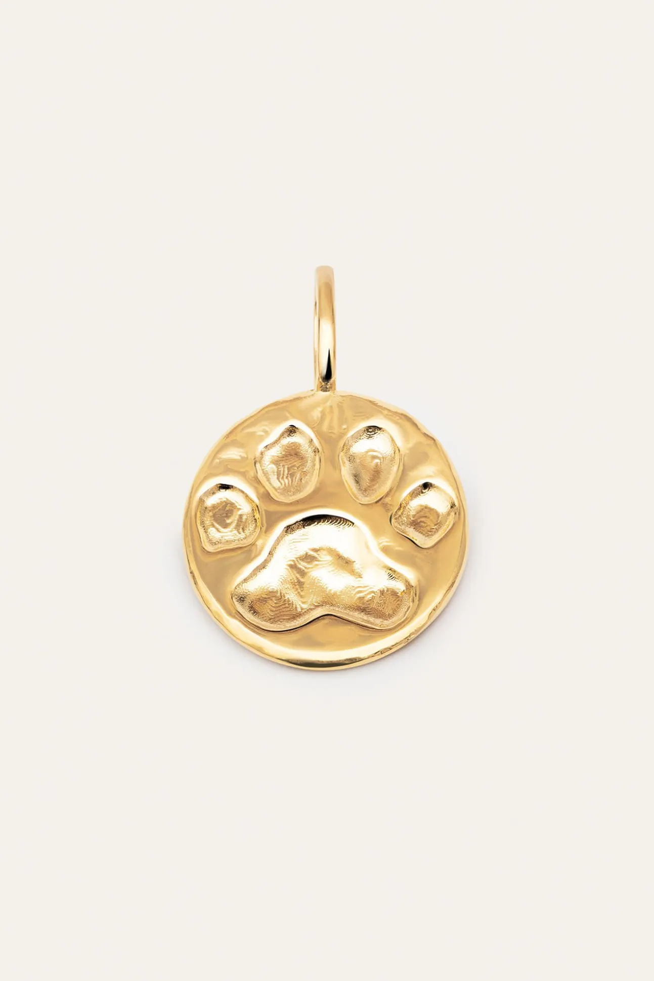 Gold Plated Footprint Charm
