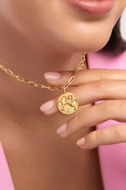 Gold Plated Footprint Charm