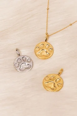 Gold Plated Footprint Charm