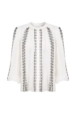Graça. Blusa bordada