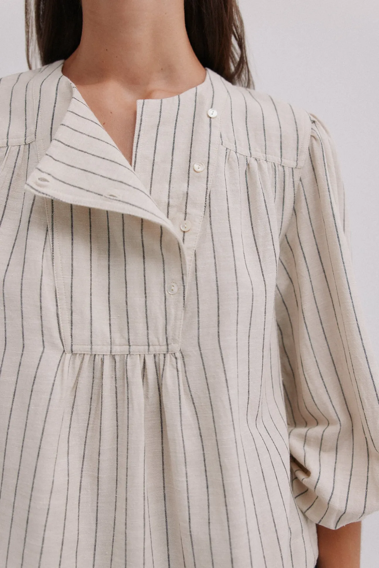 Griselda. Blusa riscas