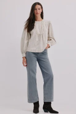 Griselda. Blusa riscas