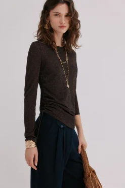 Imani. Camisola com franzidos
