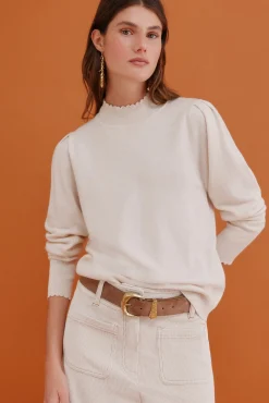 Ingrid. Camisola de manga comprida