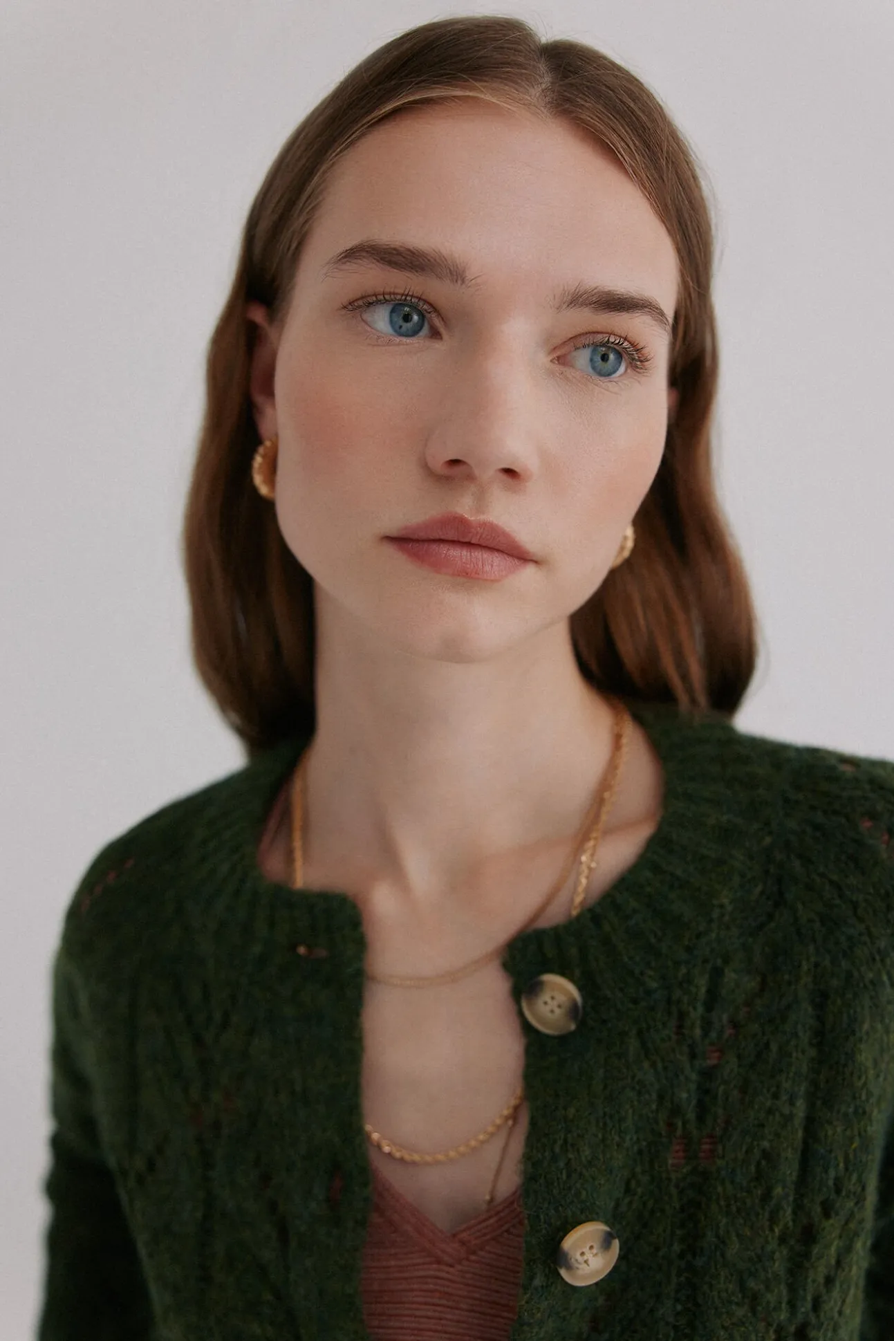 Ivette. Casaco de malha vazado