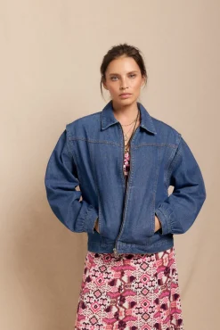 Jaqueta bomber jeans