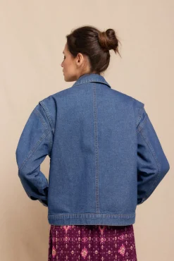 Jaqueta bomber jeans