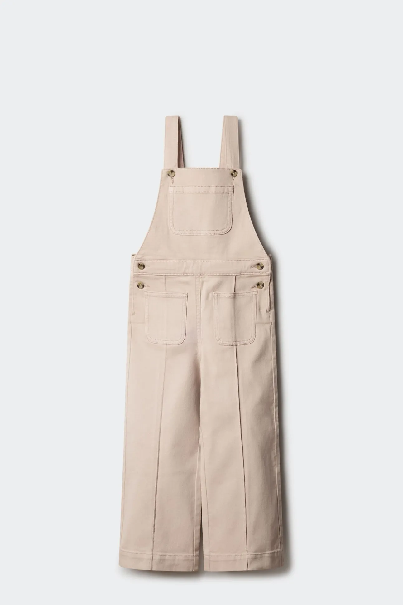 Jardineiras compridas com bolsos para meninas