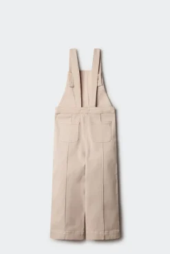 Jardineiras compridas com bolsos para meninas
