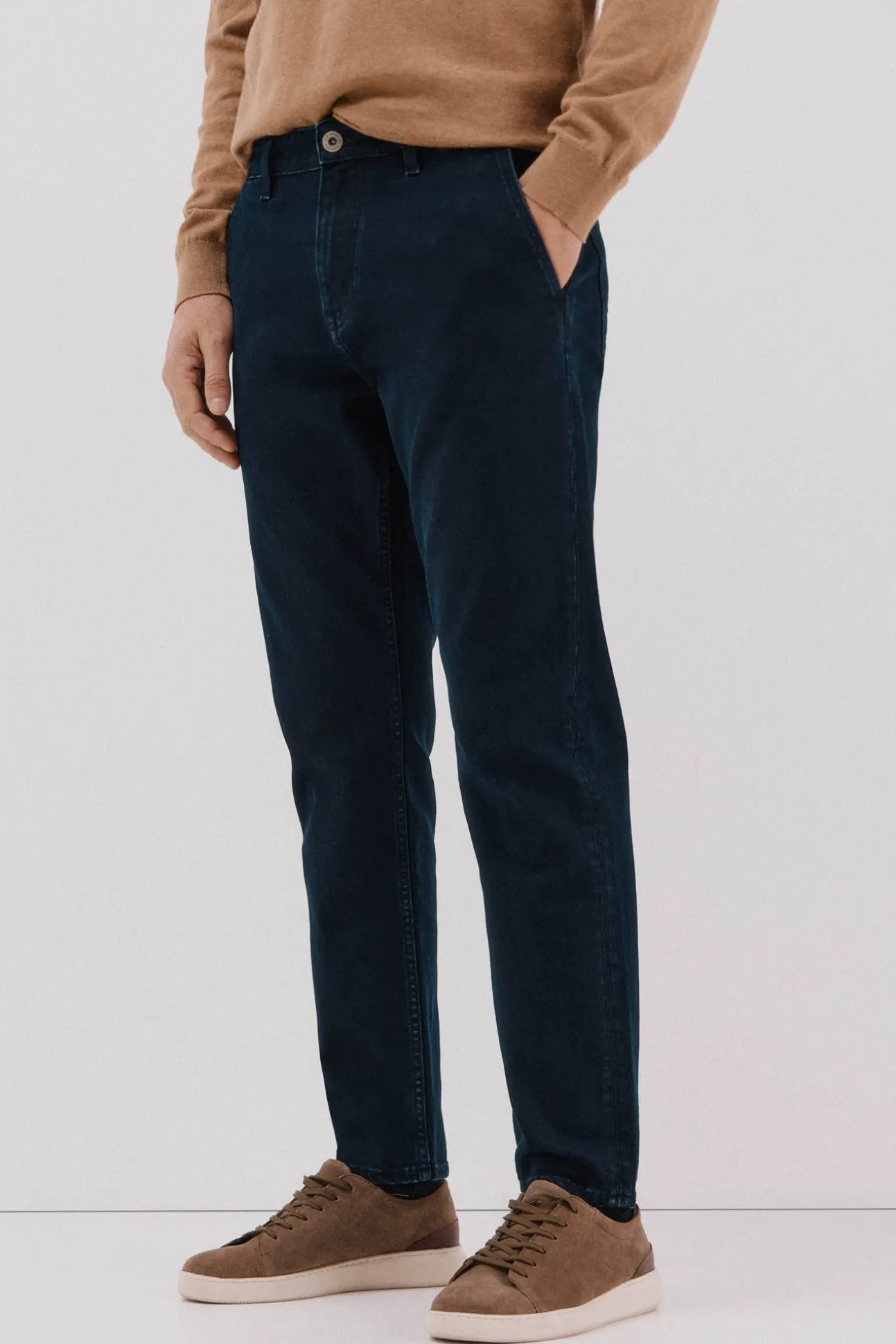 Jeans com corte afunilado