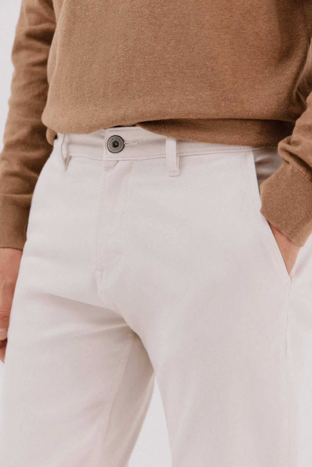 Jeans com corte afunilado