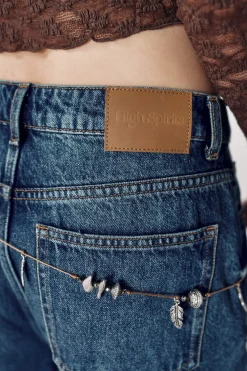Jeans com punho