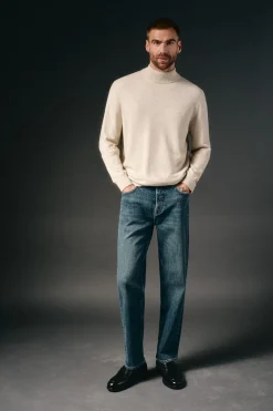 Jeans corte reto