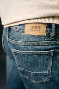 Jeans corte reto
