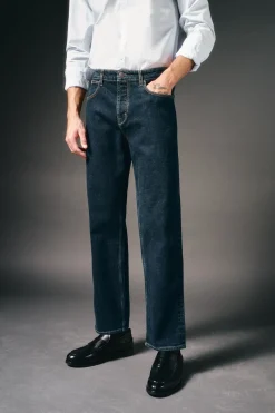 Jeans corte reto