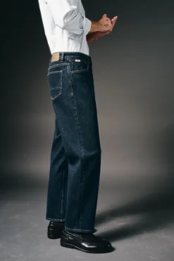 Jeans corte reto