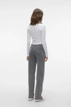 Jeans de corte alta