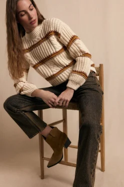 Jeans marrom tingido