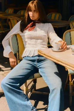 Jeans super flare confortável