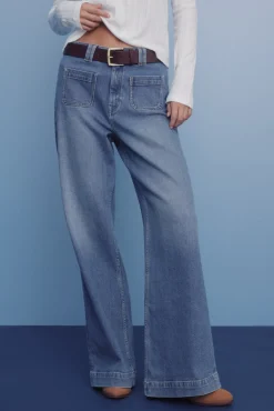 Jeans super flare confortável