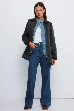 Jeans super flare confortável