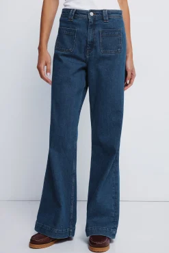Jeans super flare confortável