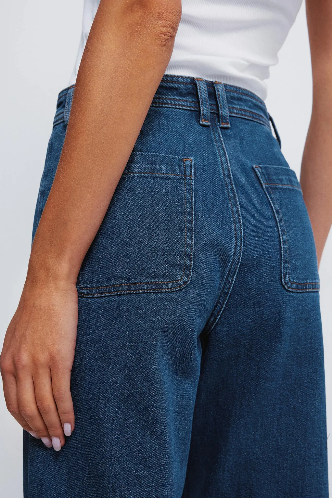 Jeans super flare confortável